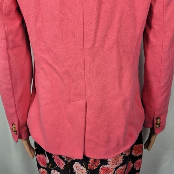 Talbots Women's Aberdeen Pink Blazer & Floral Skirt Suit Set Both Size 10 - Picture 15 of 16
